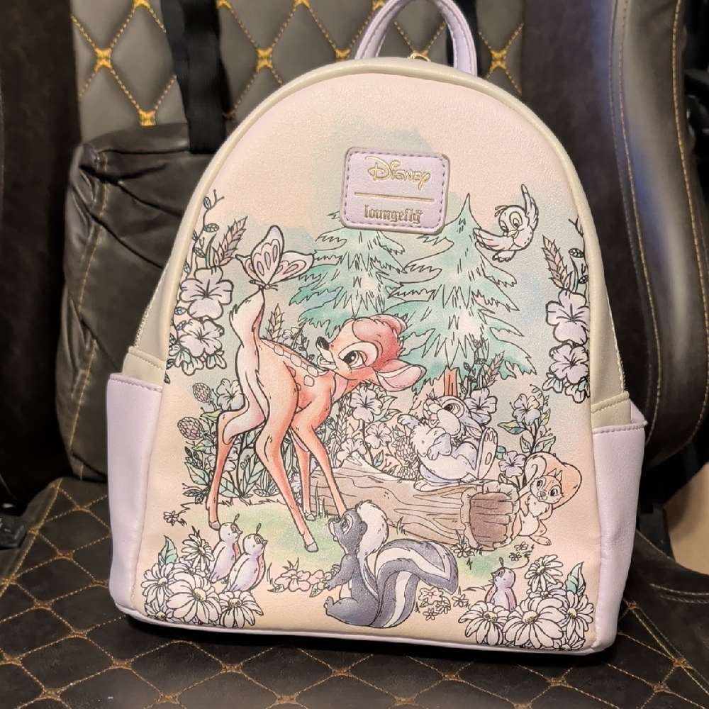 Loungefly Pastel Bambi and Friends Backpack